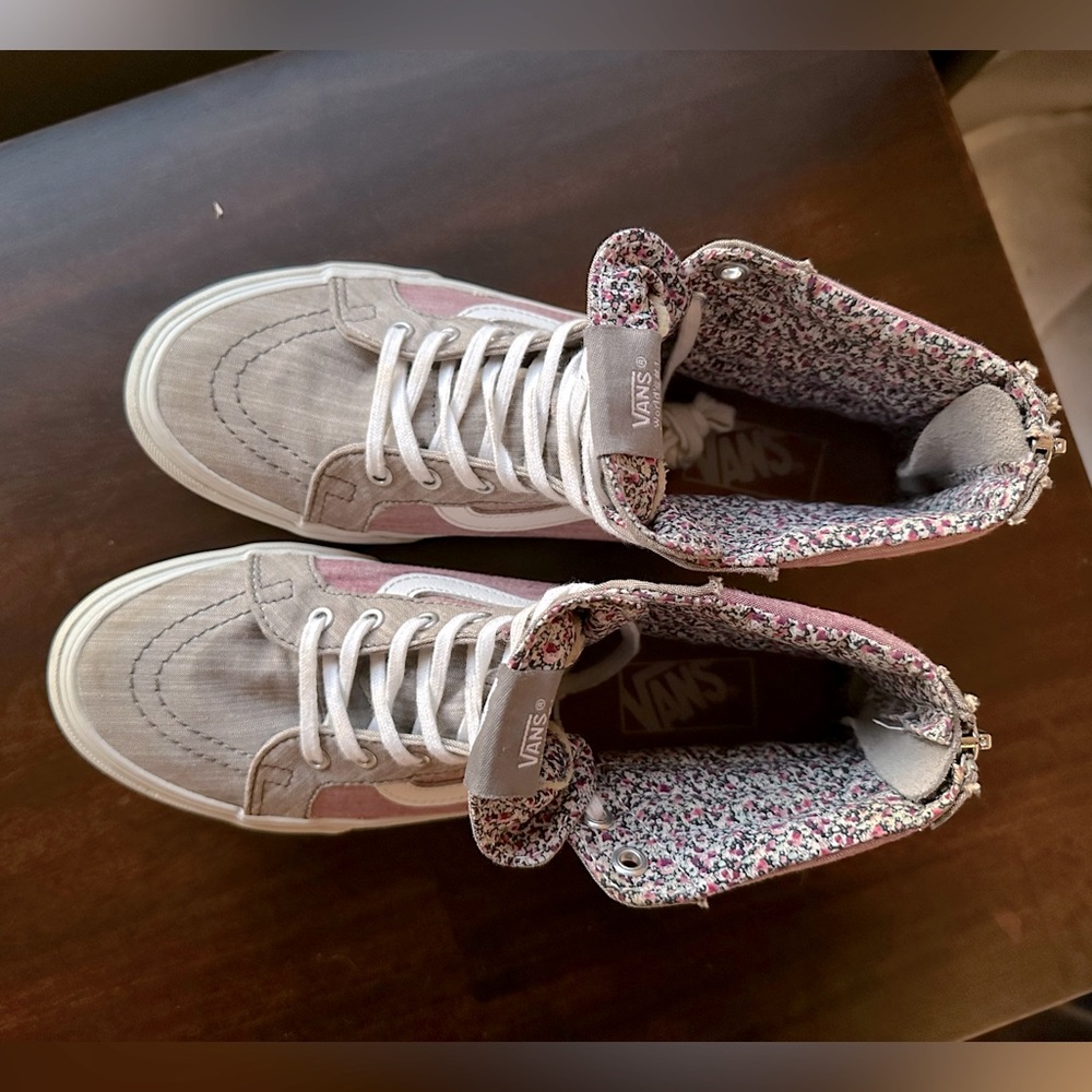 Old School Vans Women’s High-top Zip-up Sneaker Size 9 - Picture 8 of 13